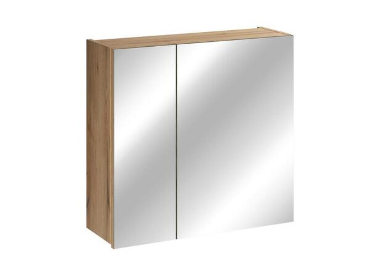 Komplett møbelpakke til baderom 60 × 46 cm – eikedekor, grafitt og gunmetal